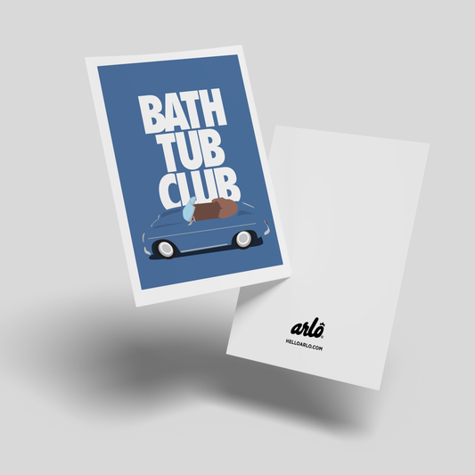 Bath Tub Club | Card