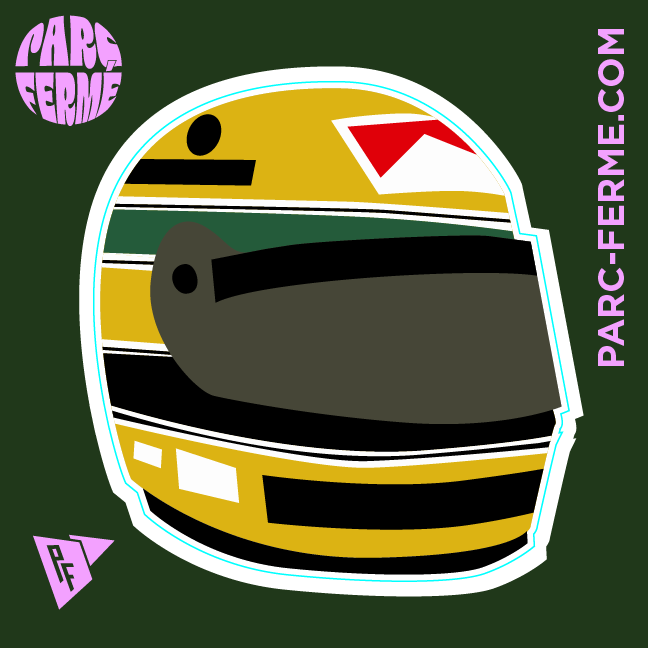 Parc-Fermé | Senna helmet sticker