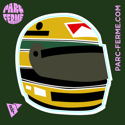 Parc-Fermé | Senna helmet sticker