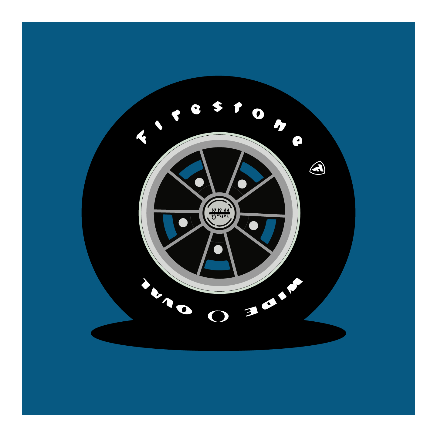 Wide Oval - BRM | Print