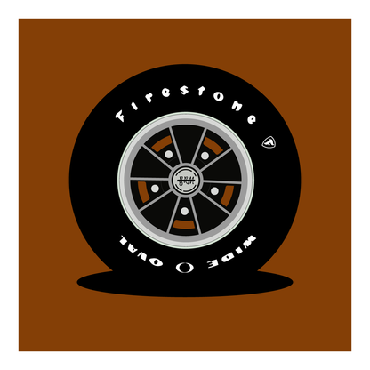 Wide Oval - BRM | Print