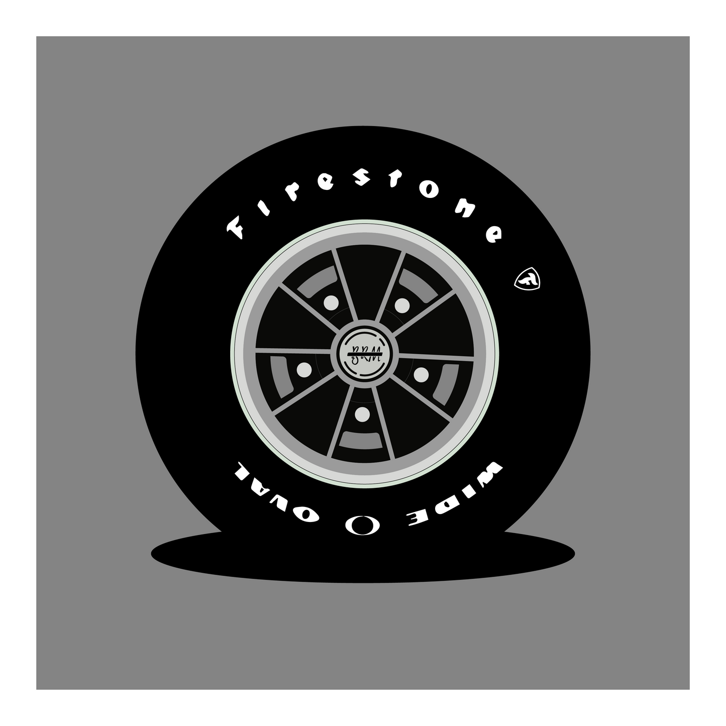 Wide Oval - BRM | Print