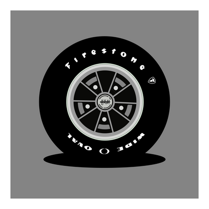 Wide Oval - BRM | Print