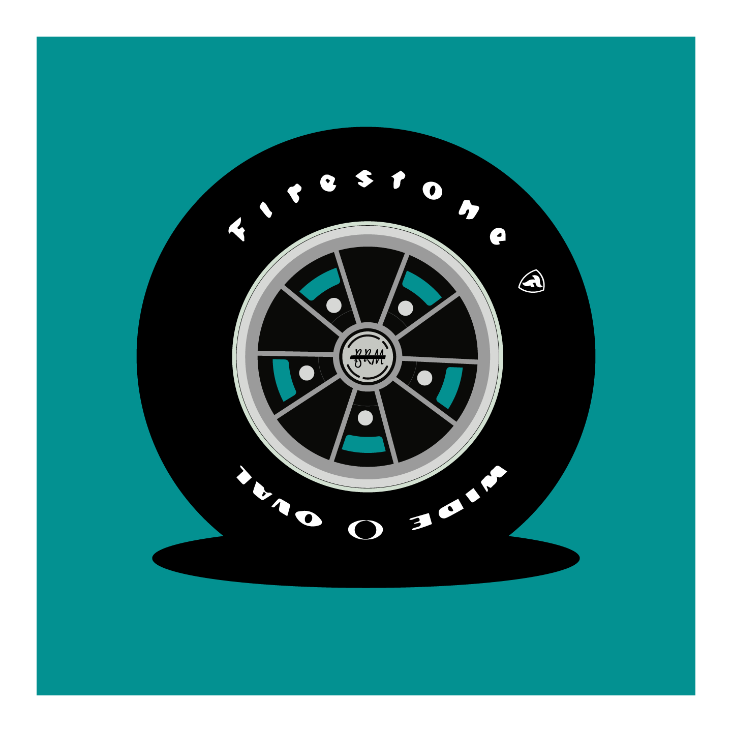 Wide Oval - BRM | Print